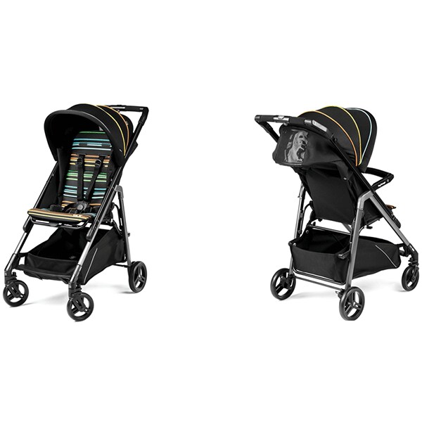Carucior sport PEG PEREGO Tak IP13280000RB01DX13, 5 puncte, 0-22kg, negru-multicolor