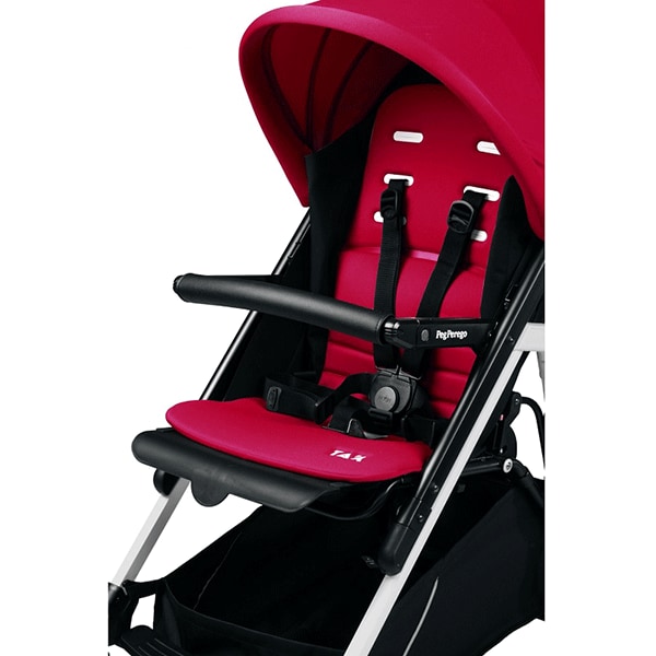 Carucior sport PEG PEREGO Tak IP13280000RO01DX69, 5 puncte, 0-22kg, rosu-negru