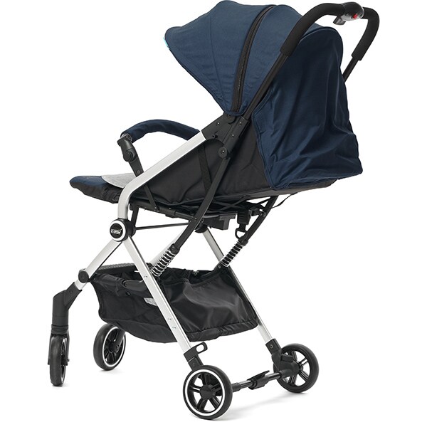 Carucior sport U-GROW Baby Ride UGST-5B, 0 luni - 3 ani, 5 puncte, bleumarin-negru 