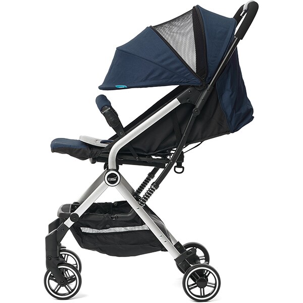 Carucior sport U-GROW Baby Ride UGST-5B, 0 luni - 3 ani, 5 puncte, bleumarin-negru 