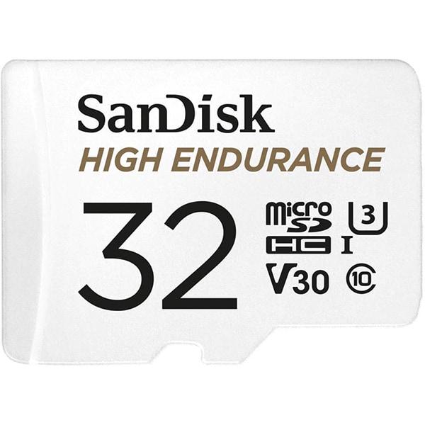 Card de memorie SANDISK High Endurance, microSDHC, 32GB, 100MB/s, clasa 10/U3/V30, UHS-I, adaptor