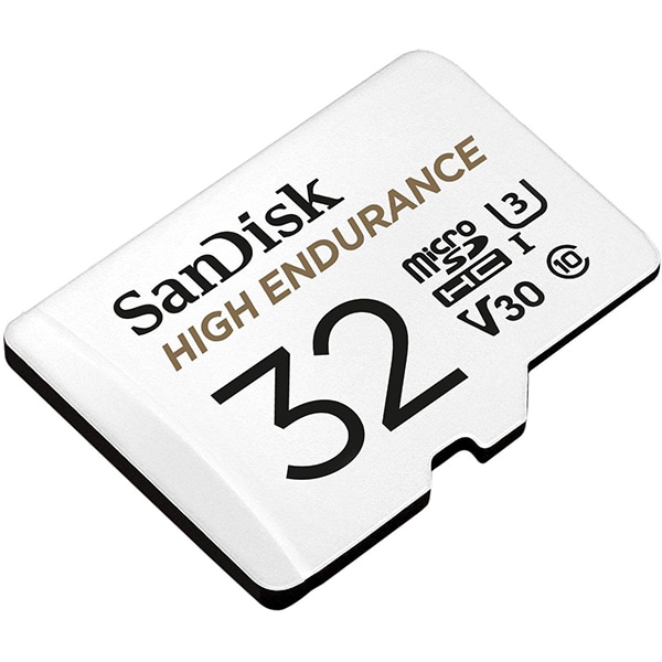 Card de memorie SANDISK High Endurance, microSDHC, 32GB, 100MB/s, clasa 10/U3/V30, UHS-I, adaptor