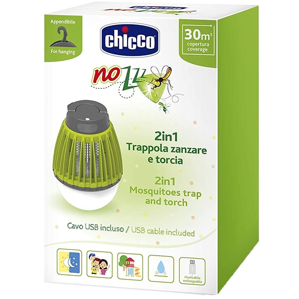 Capcana portabila anti-tantari CHICCO 10223-9, alb-verde