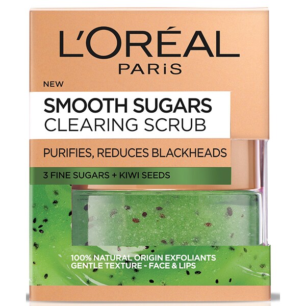 Exfoliant pentru puncte negre L'OREAL PARIS Smooth Sugars, 50ml