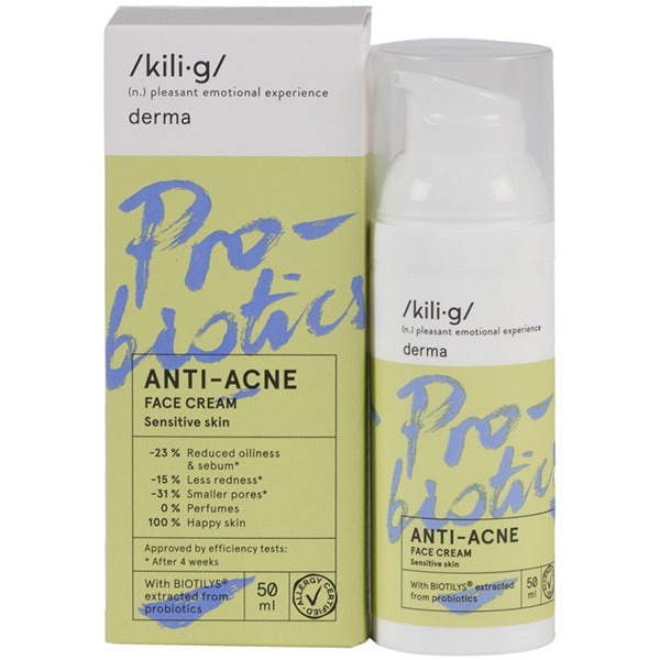 Crema de fata KILIG Derma Pro-biotics Anti-acne, 50ml