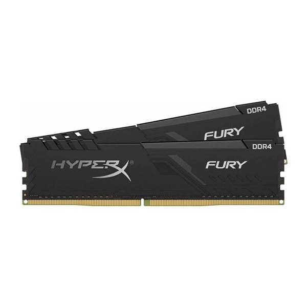 Memorie desktop KINGSTON HyperX Fury Black, 2x4GB DDR4, 2666MHz, CL16, HX426C16FB3K2/8