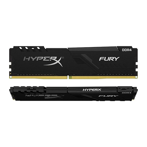 Memorie desktop KINGSTON HyperX Fury Black, 2x4GB DDR4, 2666MHz, CL16, HX426C16FB3K2/8