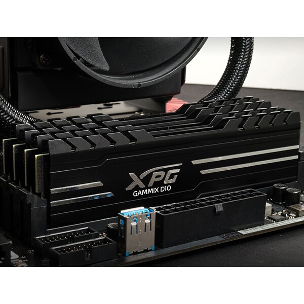Memorie desktop ADATA XPG Gammix D10, 16GB DDR4, 3200MHz, CL16, AX4U320016G16A-SB10
