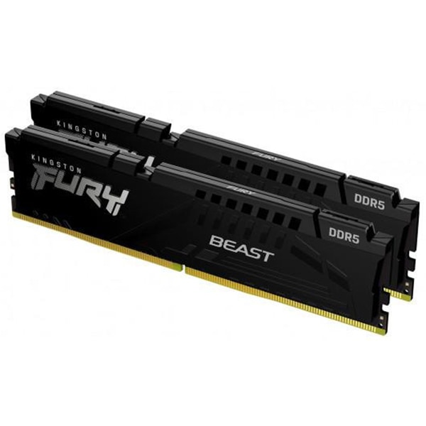 Memorie desktop KINGSTON Fury Beast, 2x16GB DDR5, 6000MHz, CL40, KF560C40BBK2-32