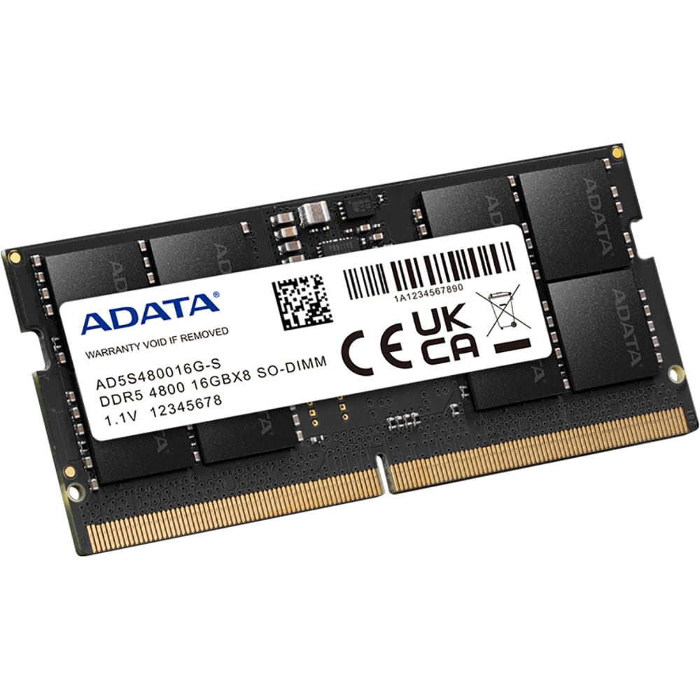 Memorie laptop ADATA, 16GB DDR5, 4800MHz, CL40, AD5S480016G-S