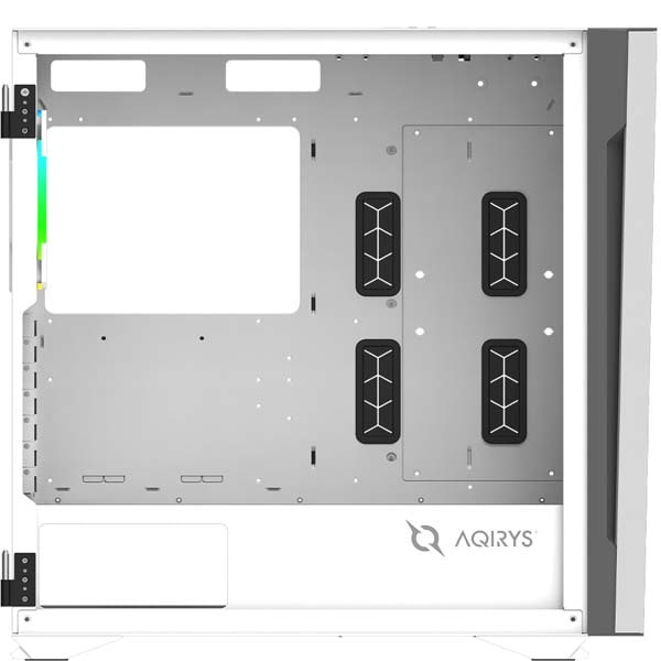 Carcasa PC AQIRYS Aquilla White, USB 3.0, fara sursa, ARGB, alb