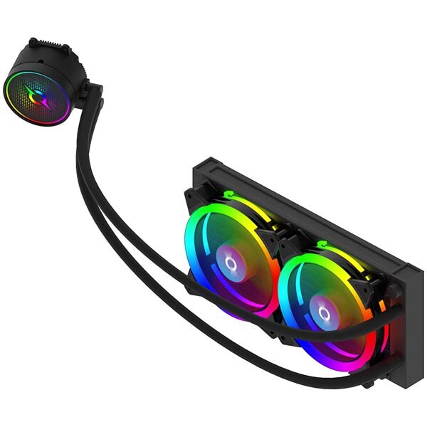 Cooler procesor cu racire lichida AQIRYS Aquarius 240 AiO Black, 120mm