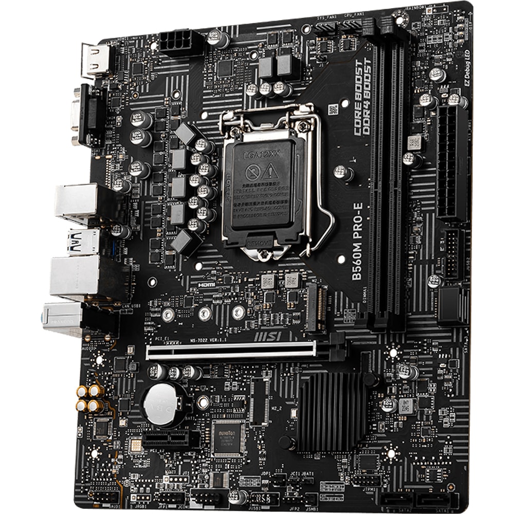 Placa de baza MSI B560M PRO-E, Socket 1200, mATX