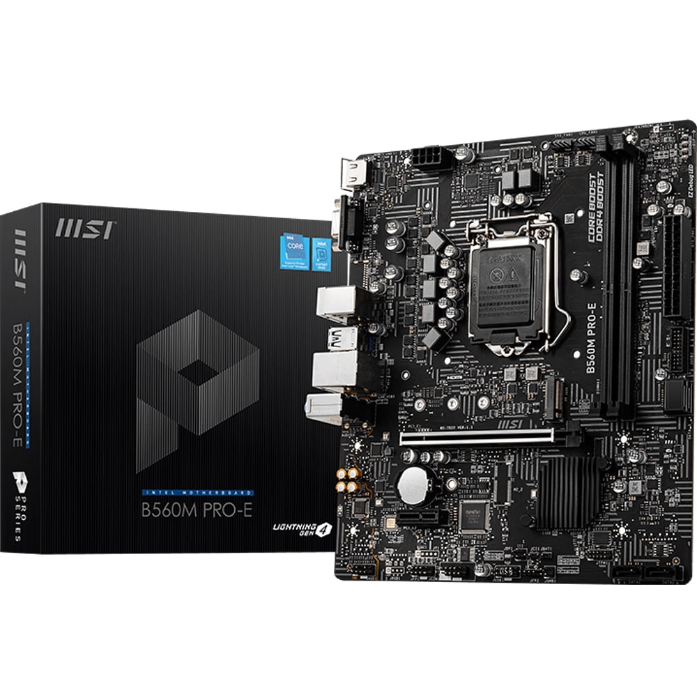 Placa de baza MSI B560M PRO-E, Socket 1200, mATX
