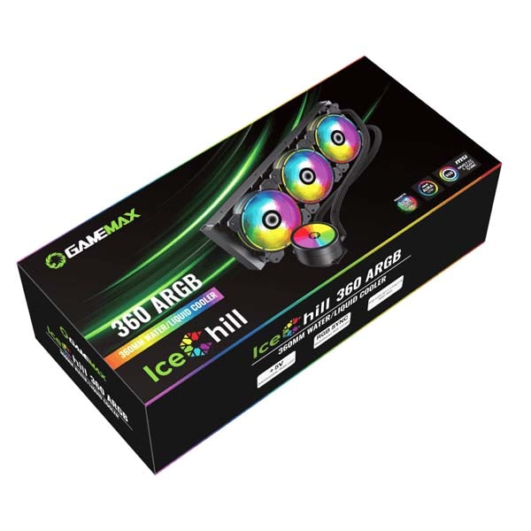 Cooler procesor cu racire lichida GAMEMAX ICE CHILL 360, 120mm, CPGMCHILL360RBW