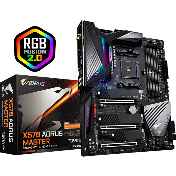 Placa de baza GIGABYTE X570 AORUS MASTER, Socket AM4, ATX