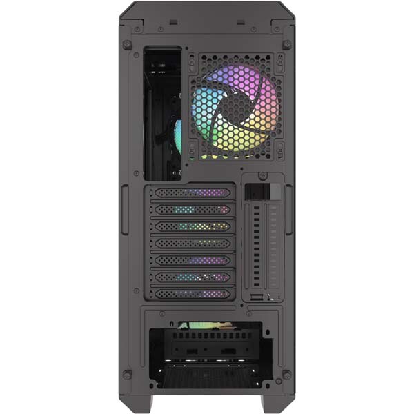 Carcasa PC GENESIS Irid 515 ARGB Midi, USB 3.0, fara sursa, negru