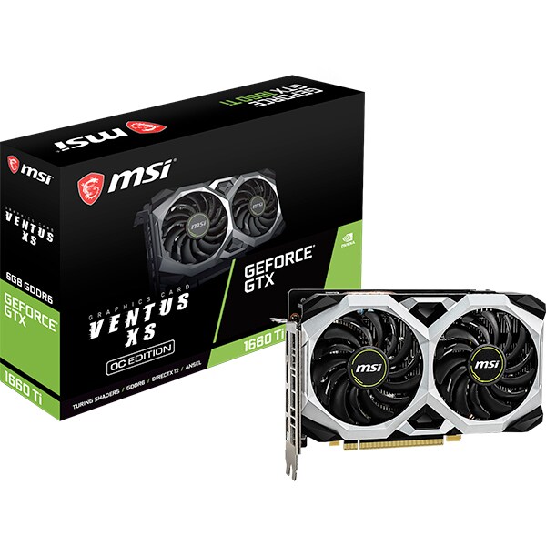 Placa video MSI NVIDIA GeForce GTX 1660 Ti, 6GB GDDR6, 192bit, GTX