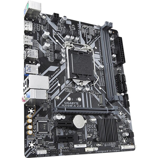 Placa de baza GIGABYTE H310M A 2.0, Socket 1151, mATX