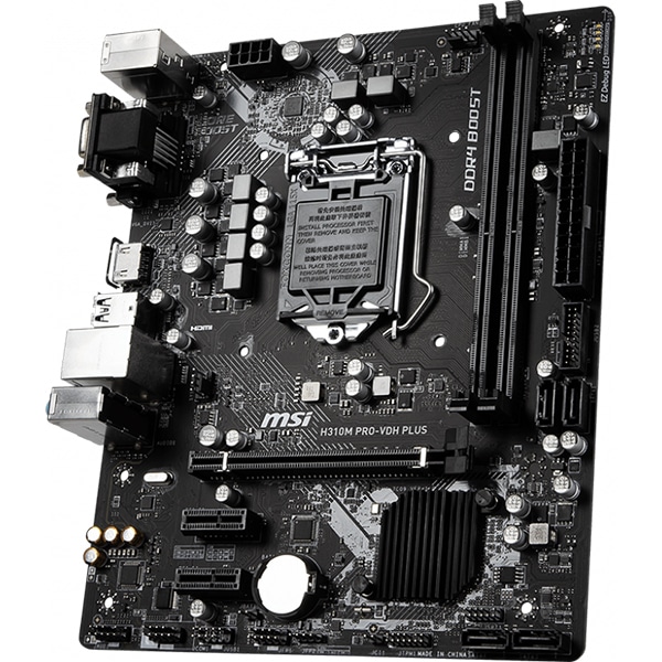 Placa de baza MSI H310M PRO-VDH PLUS, Socket 1151, mATX