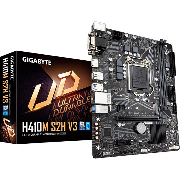 Placa de baza GIGABYTE H410M S2H V3, Socket 1200, mATX