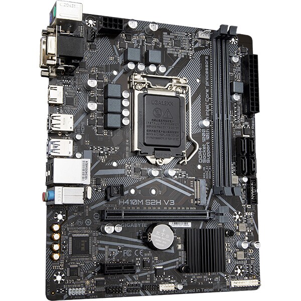 Placa de baza GIGABYTE H410M S2H V3, Socket 1200, mATX