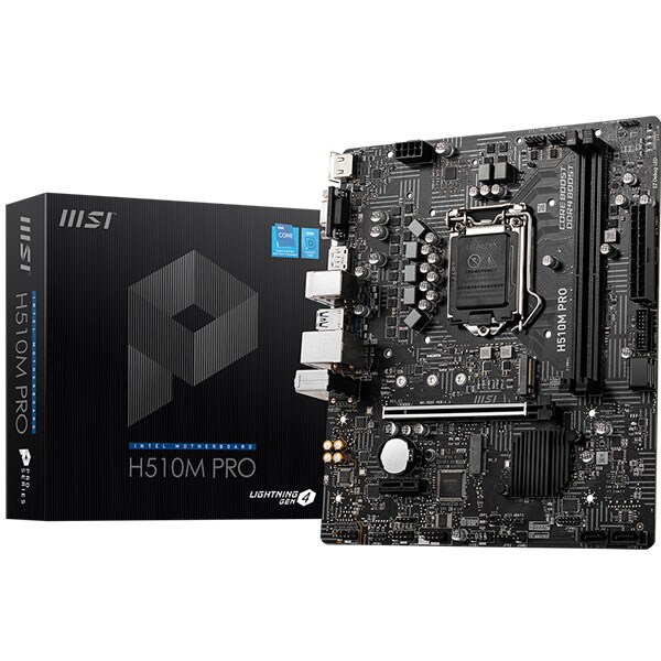 Placa de baza MSI H510M PRO, Socket 1200, ATX