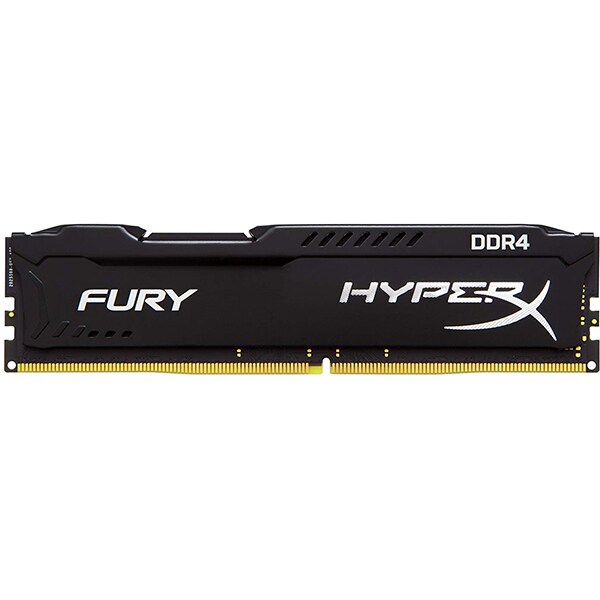 Memorie desktop KINGSTON HyperX Fury Black HX424C15FBK4/16, 4x4GB DDR4, 2400MHz, CL15