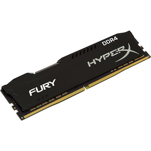 Memorie desktop KINGSTON HyperX Fury Black HX424C15FBK4/16, 4x4GB DDR4, 2400MHz, CL15