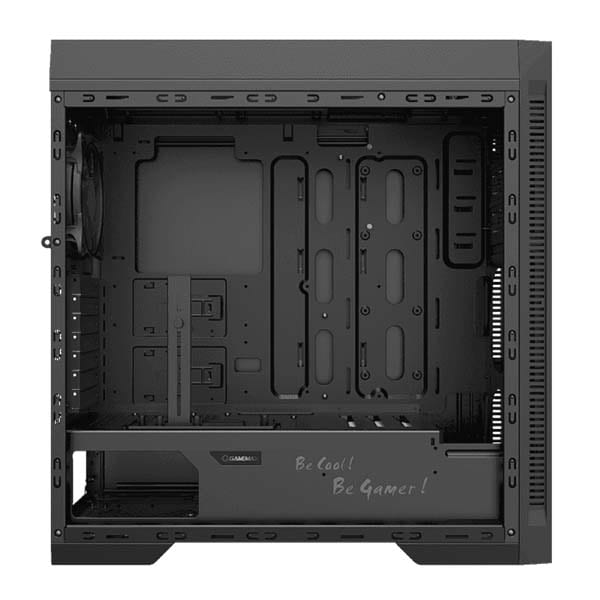 Carcasa PC GAMEMAX Abyss, USB 3.0, fara sursa, iluminare ARGB, negru