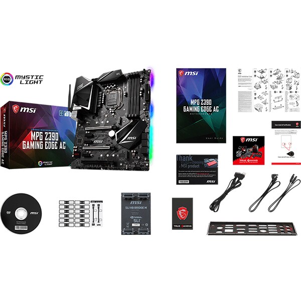 Placa de baza MSI MPG Z390 GAMING EDGE AC, Socket 1151, ATX