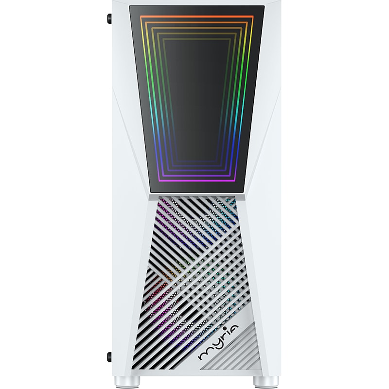 Carcasa PC MYRIA MY8750, USB 3.0, fara sursa, alb