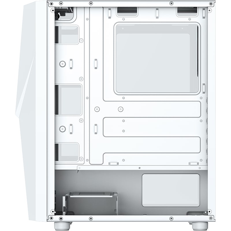Carcasa PC MYRIA MY8750, USB 3.0, fara sursa, alb