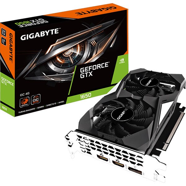 Placa video GIGABYTE NVIDIA GeForce GTX 1650 OC 4G, 4GB GDDR5, 128bit, N1650OC-4GD