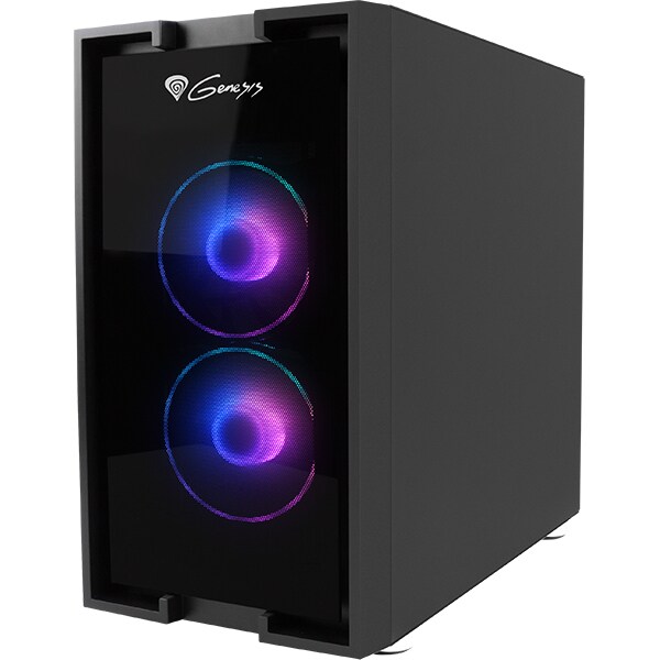 Carcasa PC GENESIS Irid 353 ARGB, USB 3.0, negru