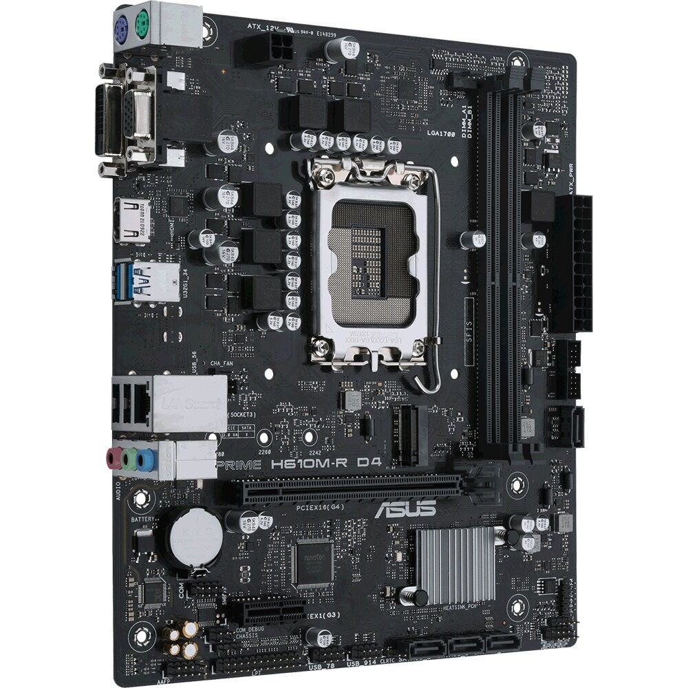 Placa de baza ASUS PRIME H610M-R D4, Socket 1700, mATX