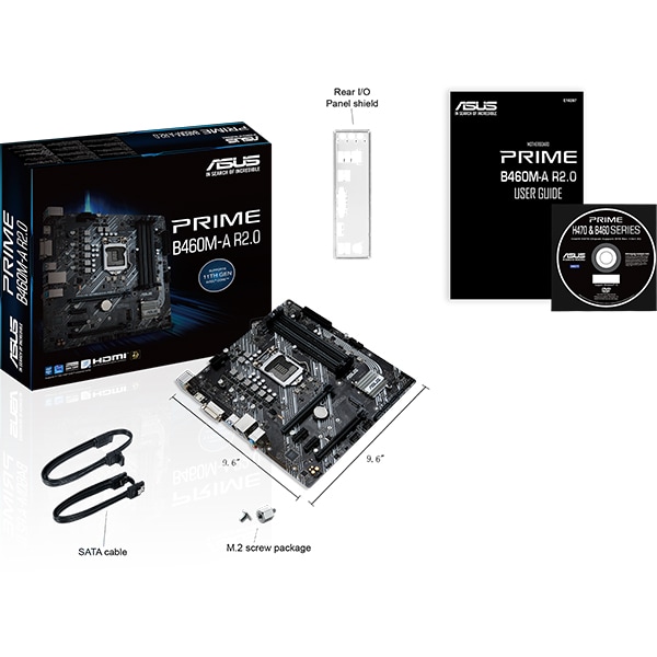 Placa de baza ASUS PRIME B460M-A R2.0, Socket LGA1200, mATX