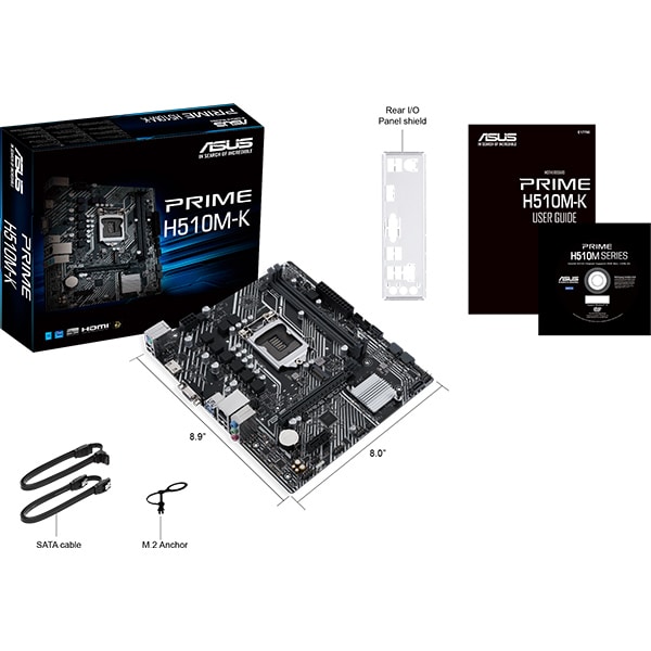 Placa de baza ASUS PRIME H510M-K, Socket 1200, mATX