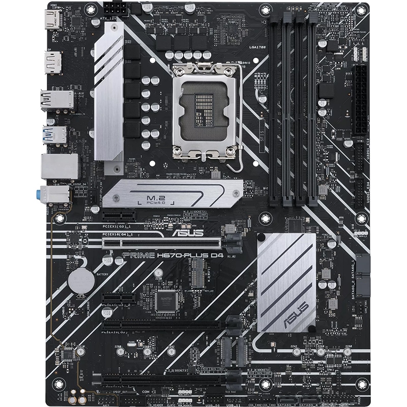 Placa de baza ASUS PRIME H670-PLUS D4, Socket 1700, ATX