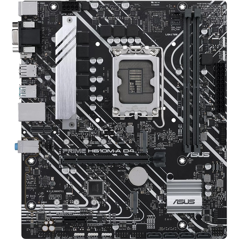 Placa de baza ASUS PRIME H610M-A D4, Socket 1700, mATX