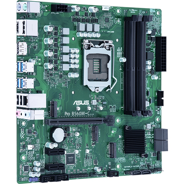 Placa de baza ASUS Pro B560M-C/CSM, Socket 1200, micro-ATX