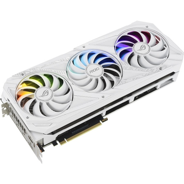 Placa video ASUS ROG Strix NVIDIA GeForce RTX 3080 V2 White OC Edition, 10GB GDDR6X, 320bit