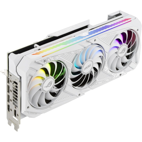 Placa video ASUS ROG Strix NVIDIA GeForce RTX 3080 V2 White OC Edition, 10GB GDDR6X, 320bit