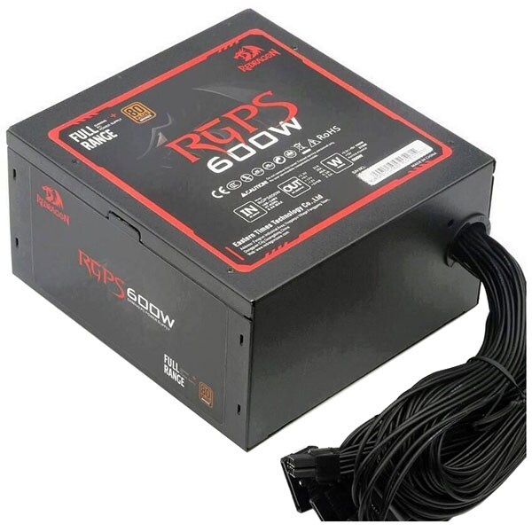 Sursa PC REDRAGON RGPS600W-N, 600W, 140mm, 80 Plus Bronze