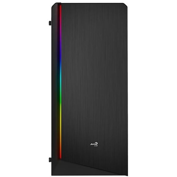 Carcasa PC AEROCOOL Rift, USB 3.0, fara sursa, iluminare RGB, negru