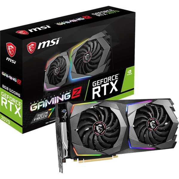Placa video MSI GeForce RTX 2070 GAMING Z 8G, 8GB GDDR6, 256bit,