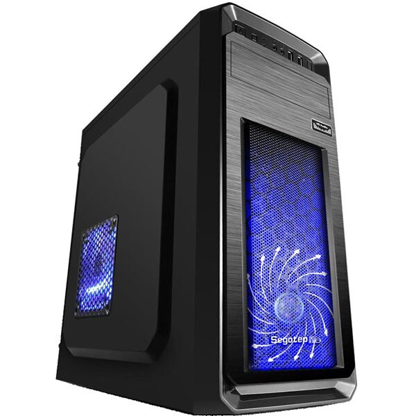 Carcasa PC SEGOTEP S1, USB 2.0, 500W, negru