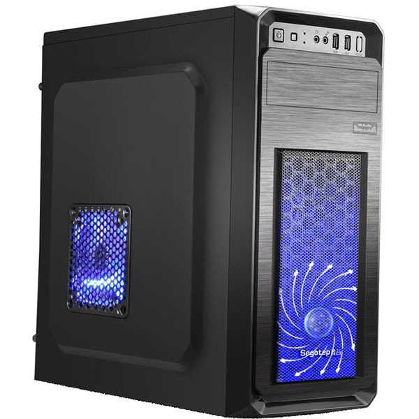 Carcasa PC SEGOTEP S1, USB 2.0, 500W, negru