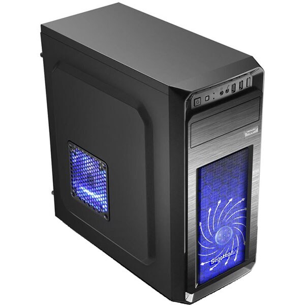 Carcasa PC SEGOTEP S1, USB 2.0, 500W, negru