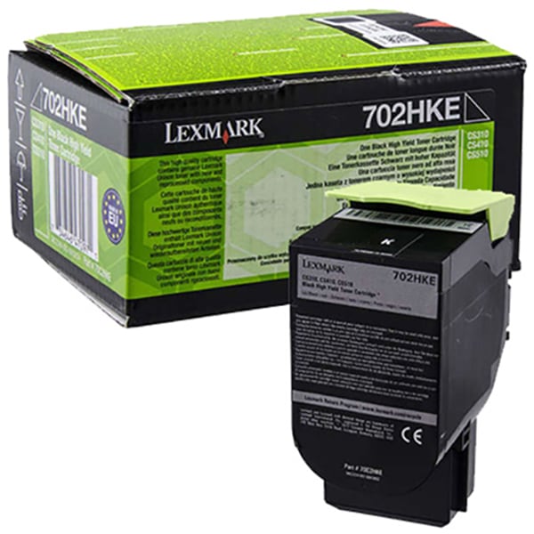 Toner original LEXMARK 702HKE 70C2HKE Corporate, negru